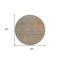 Edge Collections - 8' - Gray - Abstract Washable Round Area Rug for Indoor and Outdoor Use - 1 Piece